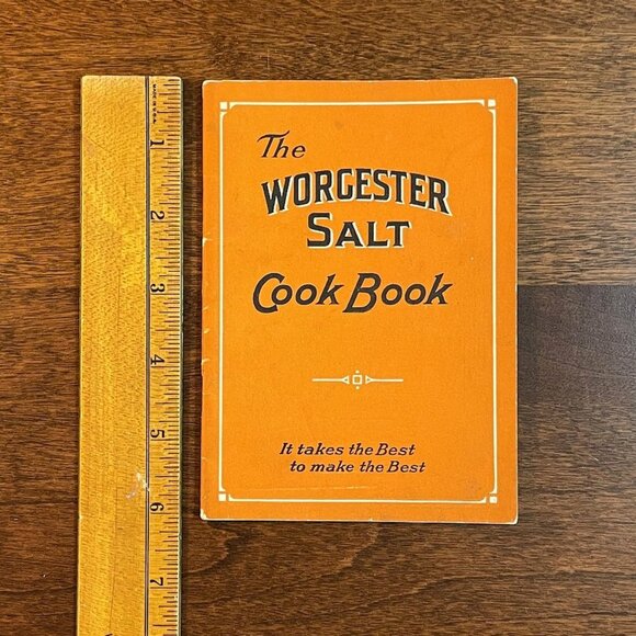 1931 Vintage 'The Worcester Salt Cook Book' by Worcester Salt Co., NYC - Picture 1 of 7